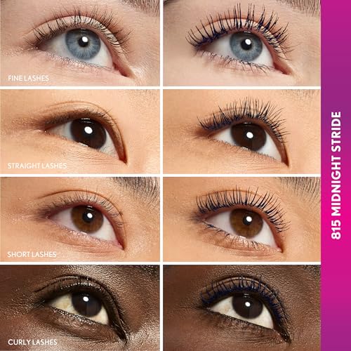 Image of COVERGIRL Eye Enhancer Wrap Tubing Mascara, 30-Hour Wear, Visible Length, Tapered Wand, Effortless Removal, Vegan Formula - 815 Midnight Stride
