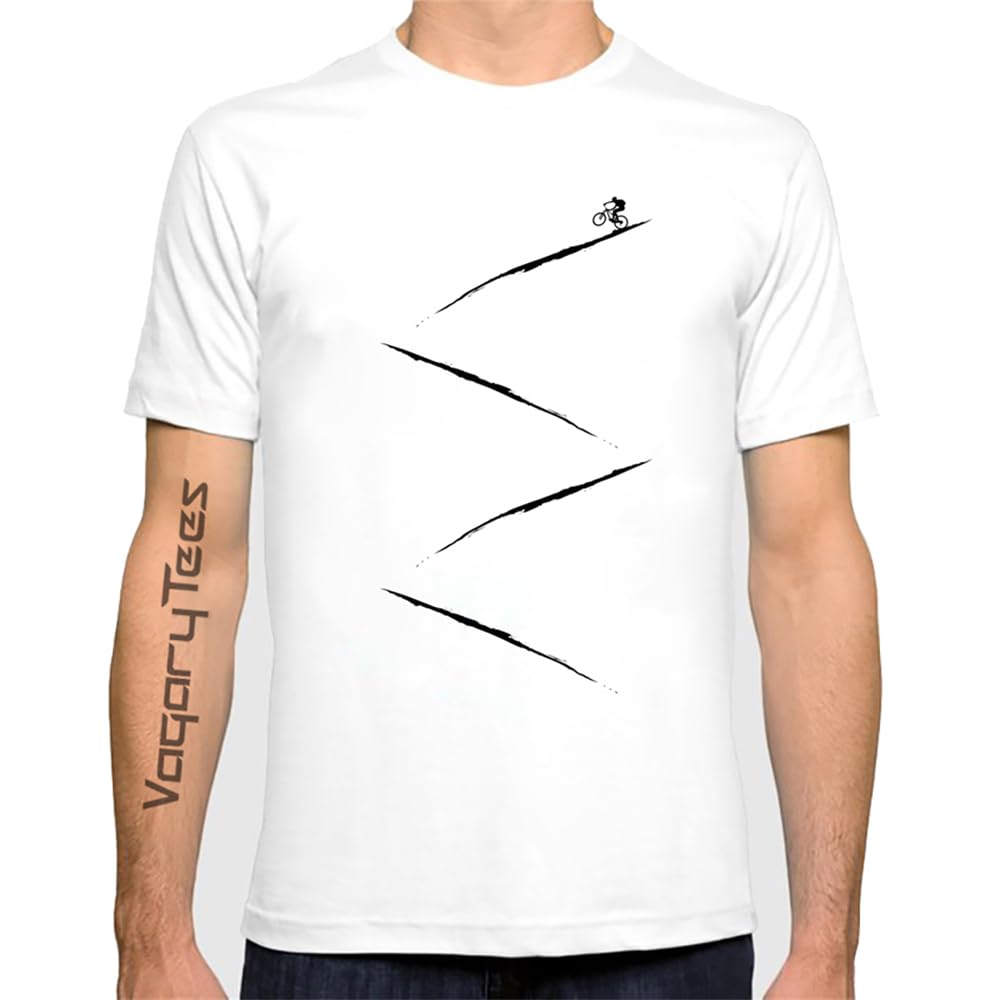 T-shirt vélo de descente blanc look casual après une session de VTT - 2