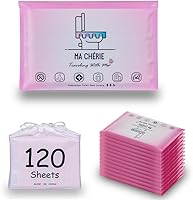 Vista 10 de MA CHÉRIE Fundas desechables para asiento de inodoro, 60 hojas (6 paquetes x 10), extra grandes, desechables, aptas para viajes y familia