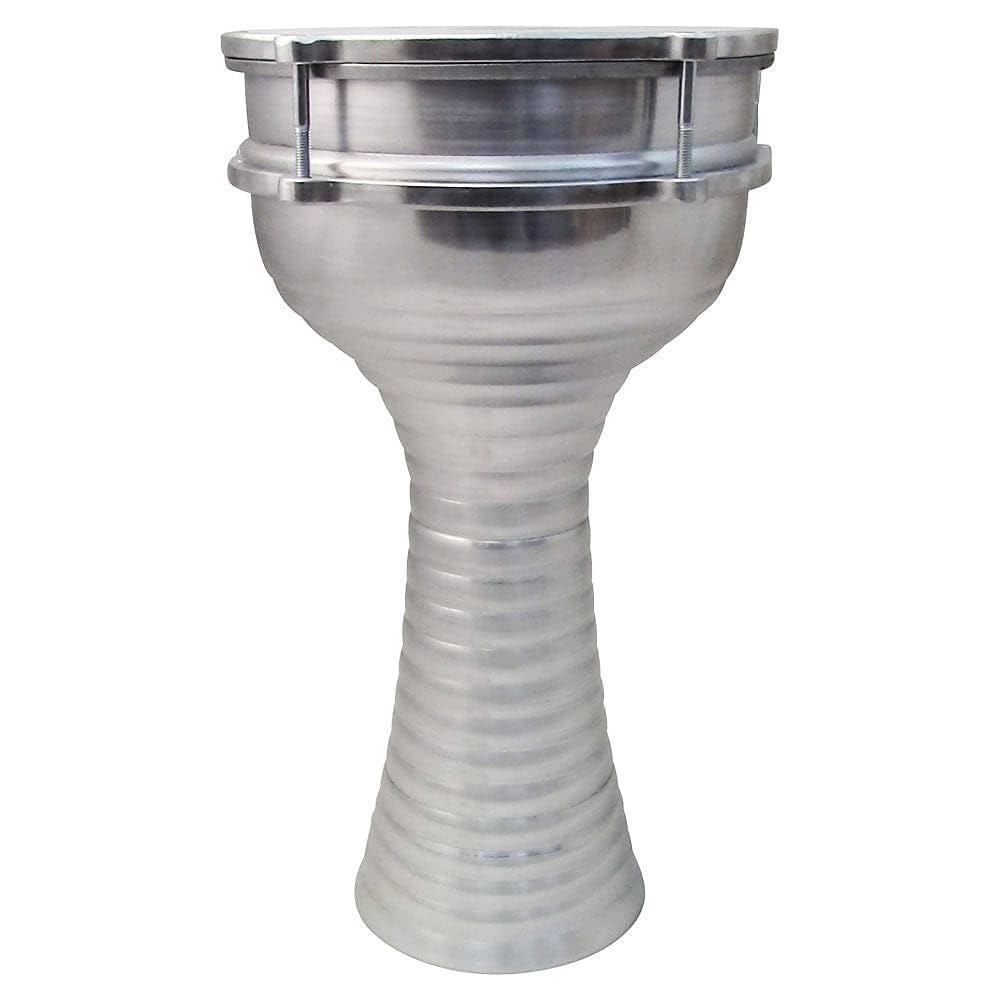 Turkish ダラブッカ　ドゥンベック Amazon.com: ZAZA Percussion 16'' Length Aluminum Darbuka, 8