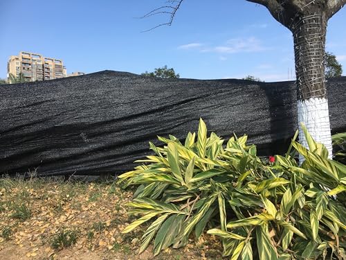 Perfect Sunblock Shade Cloth with Grommets 70% 10 ft x 20 ft Black for Plant Cover Greenhouse Barn Kennel Pool Pergola or Swimming Pool - Image 4