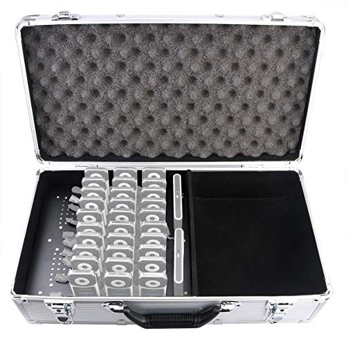Retekess T130 Tour Guide Systems Charging Case, Caja de Carga con 32 Ranuras para Almacenamiento | Para Retekess T130, T130S Sistema Inalámbrico de Guía Turística, Estuche de Transporte Resistente Texturizado miniatura 4