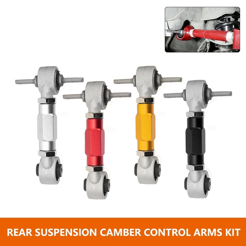 Brazos Suspensión Ajustables Aluminio para honda Civic EG 88-00(Black)