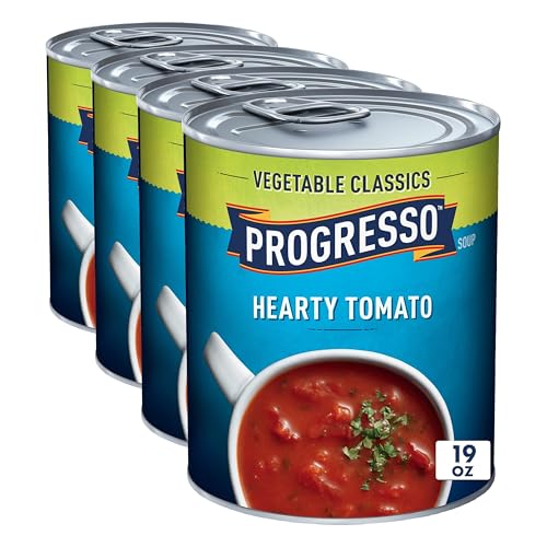 Image of Progresso Vegetable Classics, Hearty Tomato Soup, Gluten Free, 19 oz. (Pack of 4)