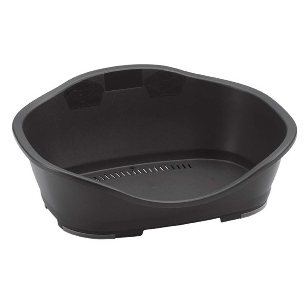 Stefanplast 4-97611 Cama Plástico Sleeper 1, 56,5 X 42 X 24 cm, Color Gris Oscuro