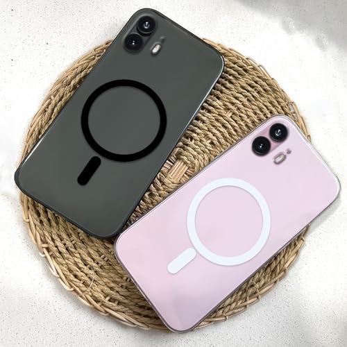 Image of COLORflow Back Cover Compatible with Nothing Phone 2 5G | White Crystal Clear | MAG-Safe | Slim Soft Touch Case with Anti-Slip Grip & Camera Protection