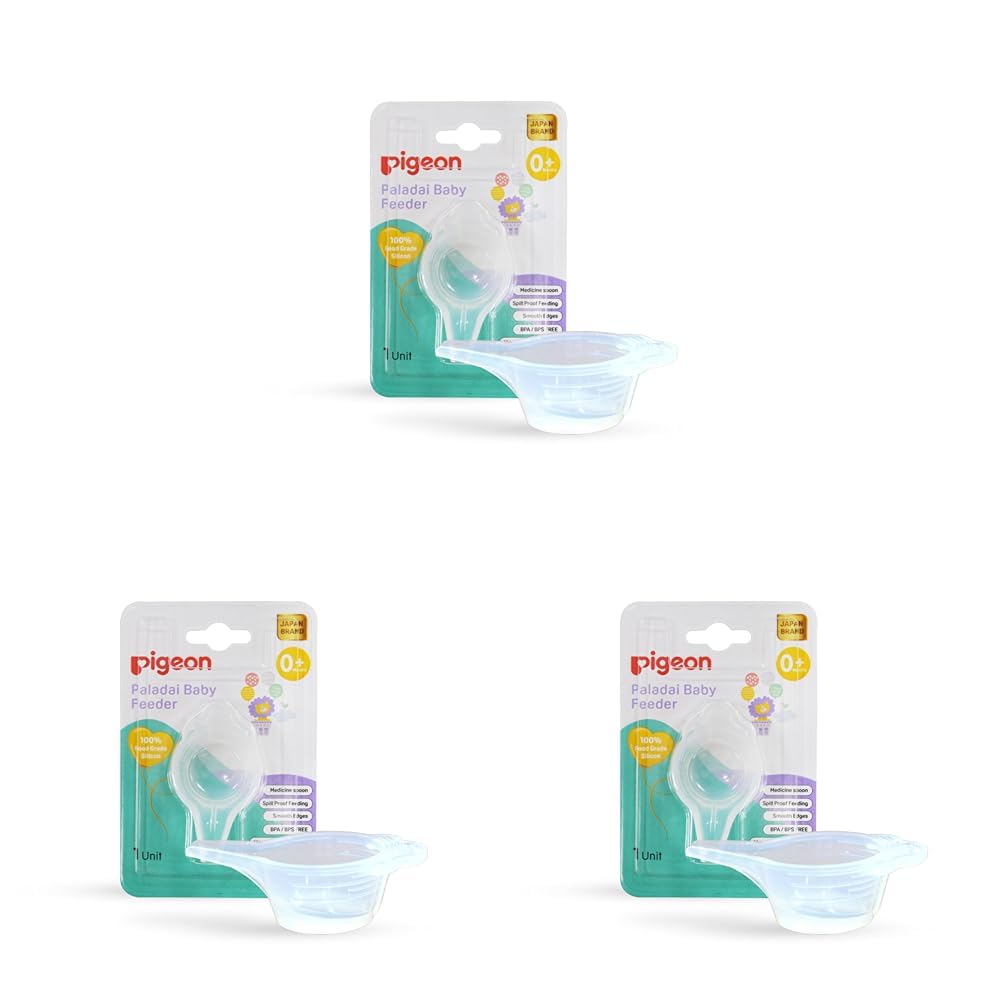 Pigeon Paladai Baby Feeding Silicone Cup – Soft & Reusable Baby Feeder, Easy to Clean – Ideal for Babies (Pack of 3)-image-17
