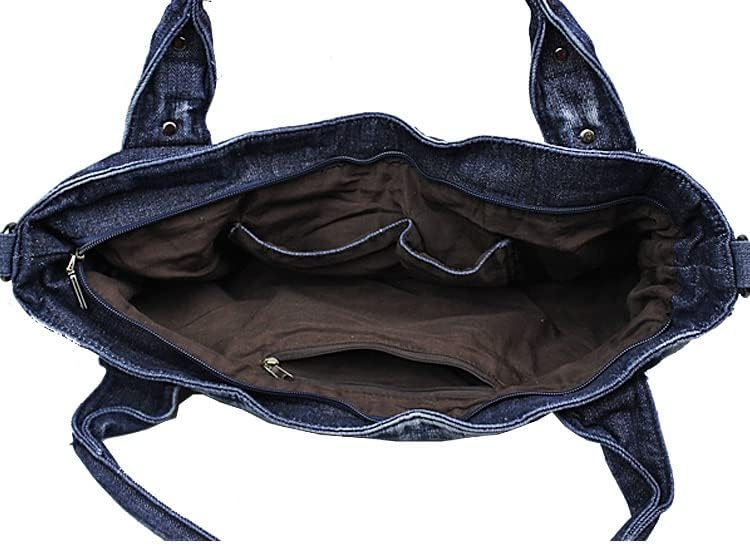 Denim Hobo Bag for Women Jeans Purse Large Capacity Handbags Vintage Shoulder Bags Casual Tote Bag Crossbody Bag
