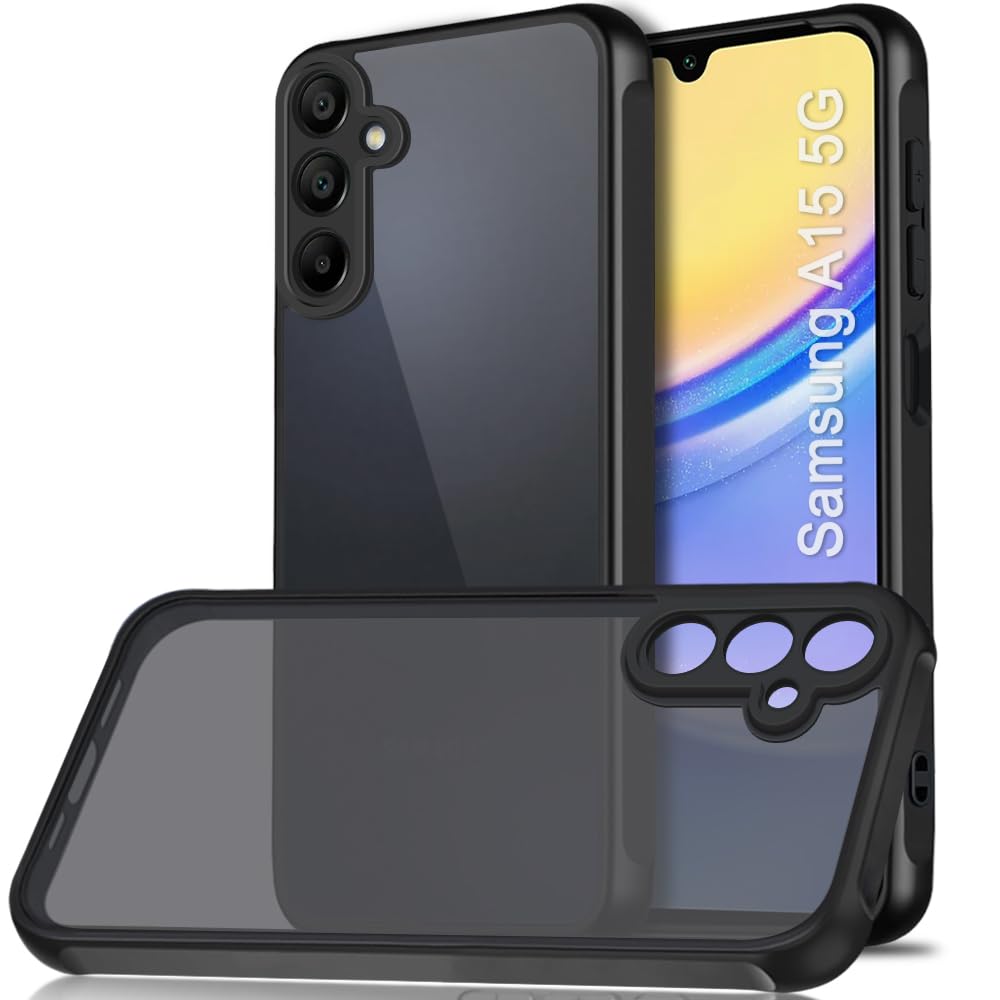 TheGiftKart Hybrid Shockproof Back Cover Case for Motorola Moto Signature 5G | Camera Protection Module | Hard Back Case Cover for Moto Signature (PC & TPU, Translucent Smoke Matte Back, Black Sides) — Amazon image 28