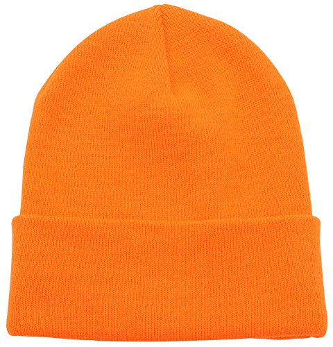 Image of Top Level Beanie Men Women - Unisex Cuffed Plain Skull Knit Hat Cap