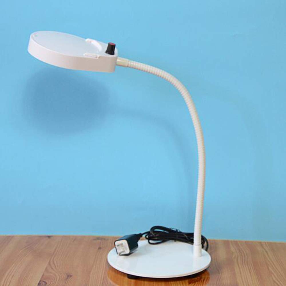 Lupa, 3X, 10X lupa lupa, 2 w 1 26LED lupa biurkowa lampa biurkowa jasne światło powiększające narzędzia naprawcze do czytania, hobby, rzemiosło, stół warsztatowy, diamentowa sztuka The New