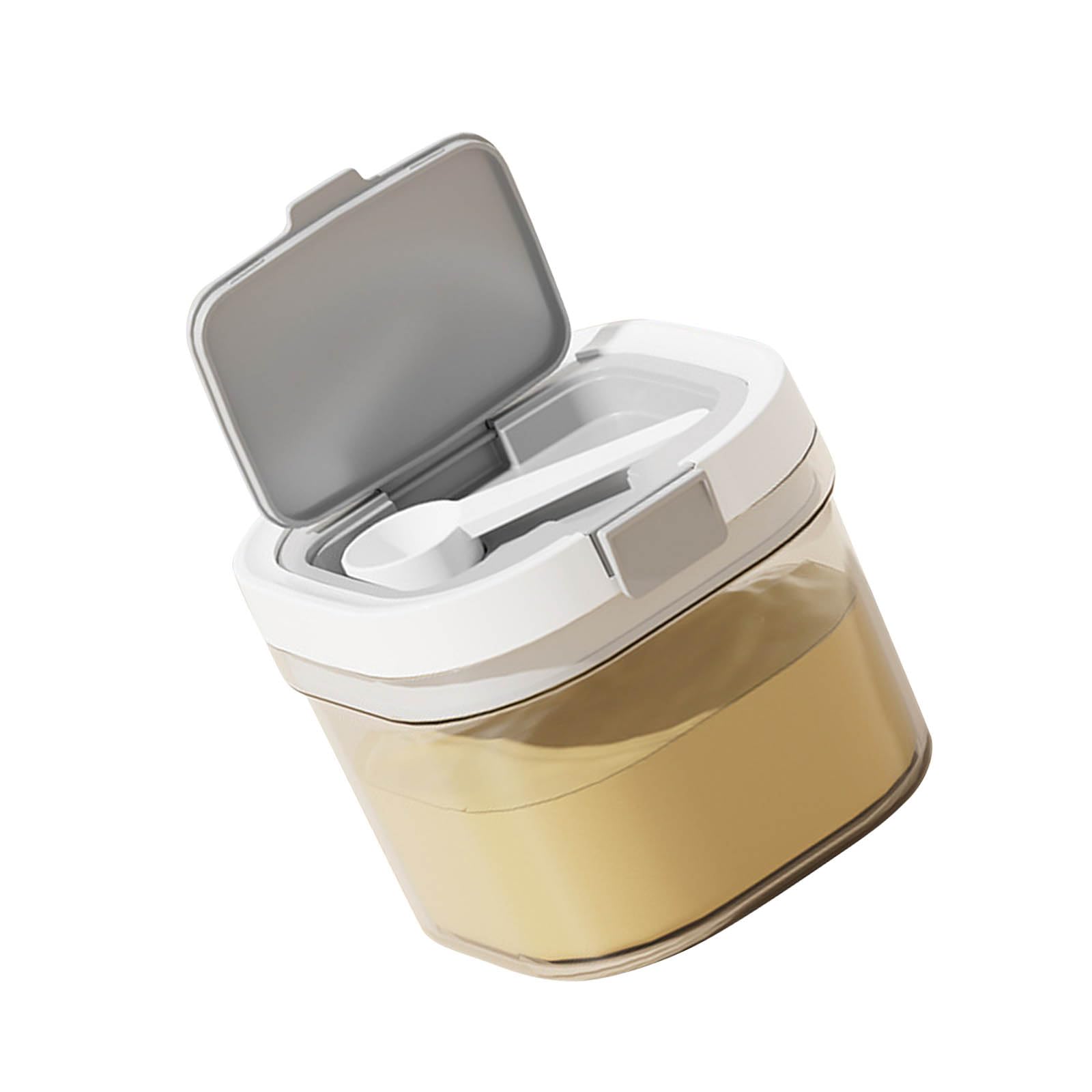 Msioytog 800ml Airtight Food Storage Container, Stackable Kitchen for Coffee Snacks & Dry Goods with Leakproof Lid Stackable Kitchen Storage Canister
