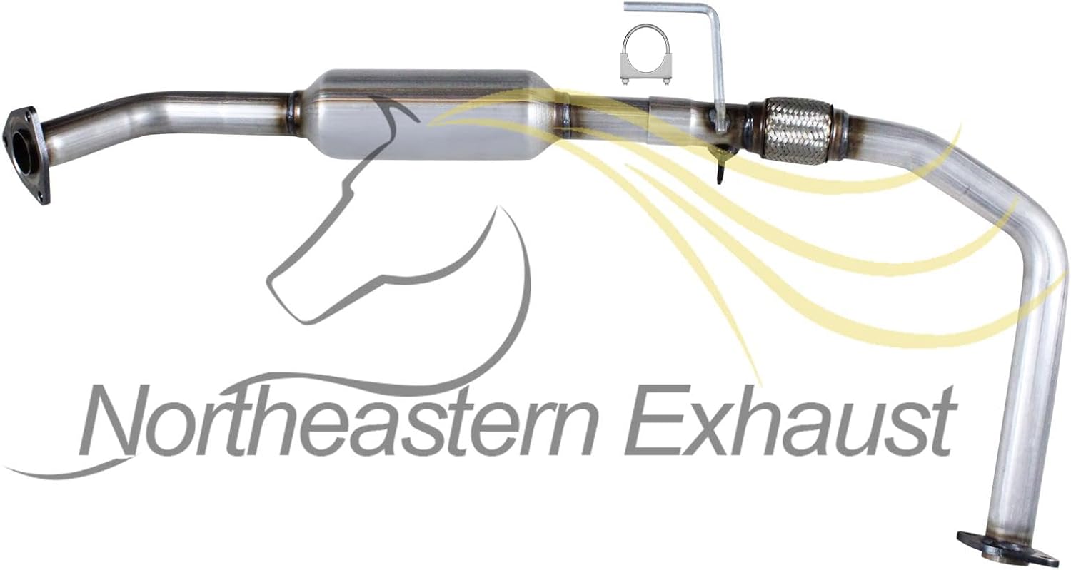 Northeastern Exhaust | Stainless Steel - EPA Approved Pair of Catalytic Exhaust Compatible for Toyota Tundra 2003-2004 4.7L - Includes Clamp and Gasket | Automotive Replacement Part