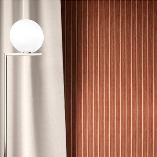 Placa Painel de Madeira Ripado 15x53cm Decorativa Cor Embuia
