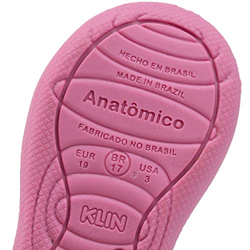 Meia Infantil Com Sola Klin Confort Mescla Claro/rosa-21