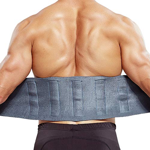 Andoer Ímã ajustável com autoaquecimento Cinto para a cintura Esculpir corpo Fitness emagrecimento P