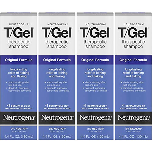 Neutrogena T/Gel Therapeutic Shampoo Original Formula 4.4 oz (Pack of 4)