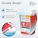 Sharps Container Small - Sharps Containers for Home Use and Labs - Portable Needle Disposal and Travel Size Biohazard Bin - 1 Quart (Pack of 1)