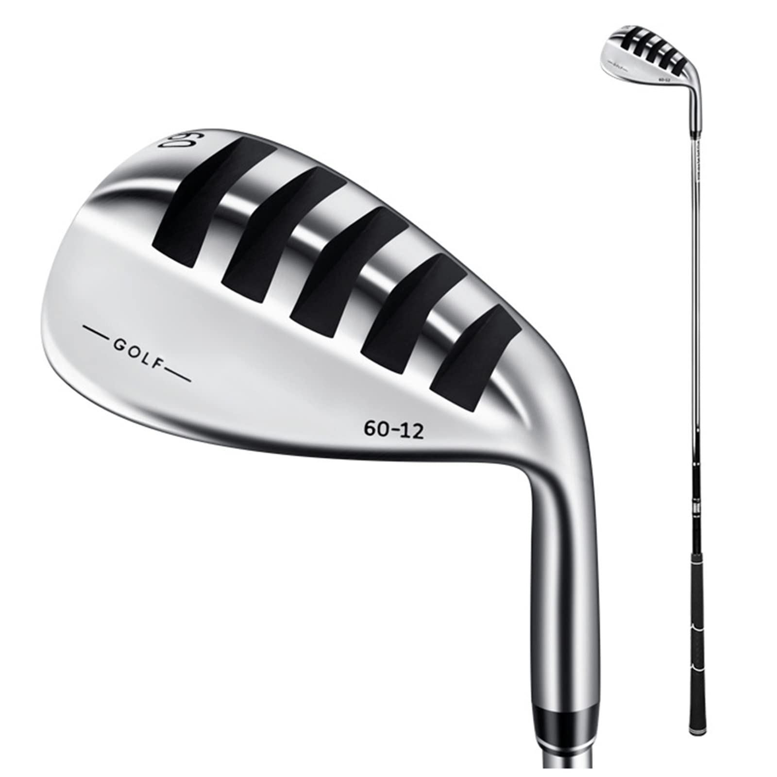 Wedges de Golf de 56/60 Grados, Wedges de Arena para Palos de Golf, fácil Control de Distancia, diseño Hueco Tallado y Base ensanchada.，60 Degree