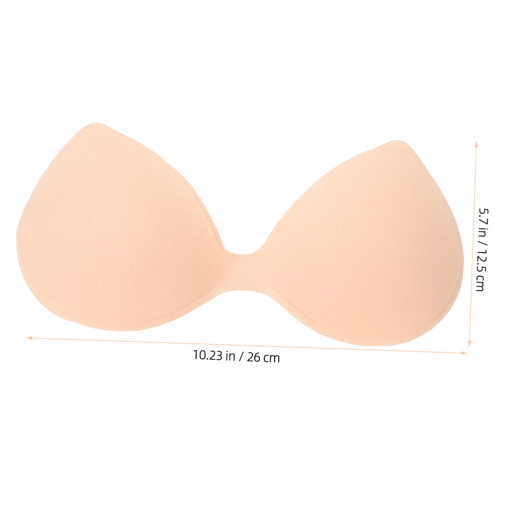 Holibanna Almohadillas Para Sujetador Deportivo Pegatinas Contenedores De Almacenamiento De Despensa Sillones Reclinables Varita Mágica Ramequines Plato Beige Esponja