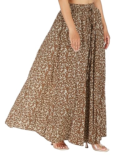 Image of Sttoffa Cotton Printed Women Wear Maxi Long Skirt 40 inch inch Full Length