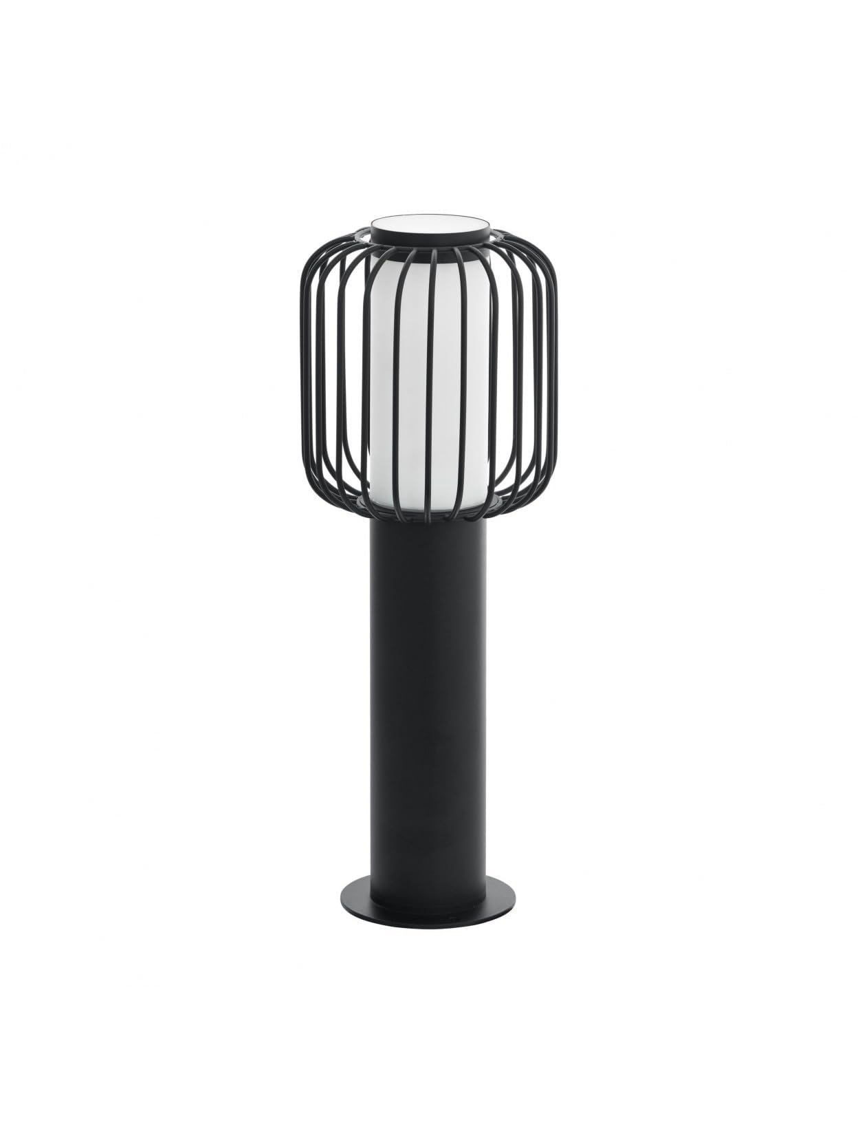 Generico Paletto piccolo da esterno moderno design nero 1 luce GL0461 per giardino, veranda.