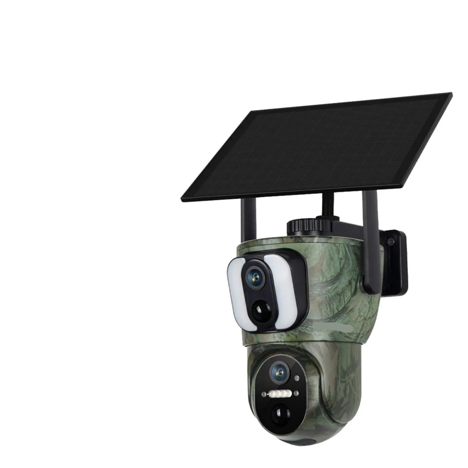 Cámara Solar 4K 4G/WiFi cámara de rastreo de Pantalla Dual detección PIR al Aire Libre visión Nocturna cámara de Monitor de Caza de Vida Salvaje(4G CAM Add 128G)