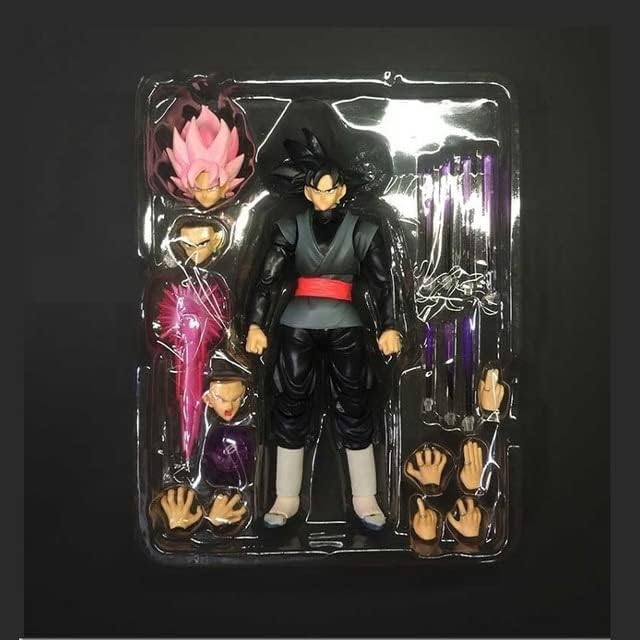 Anime DRAGONs Ball Demoniacal Fit Df Shf Chosen Ones Black GOKUs Action Fiɡurе Collection Decoration Model Ԁoll Тоуs For Kids Gift (set with box)