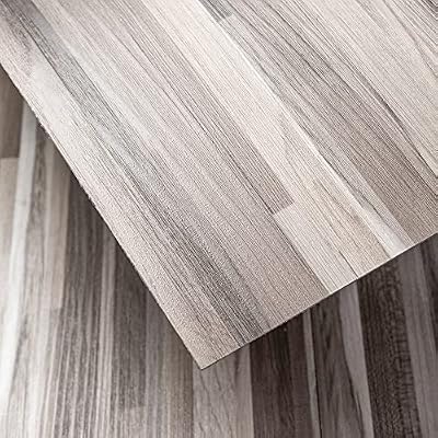 LUCiDA SURFACES Luxury Vinyl Floor Tiles | Peel & Stick Adhesive Flooring for DIY Installation | Sample Wood Look Plank | 6 inch x 12 inch