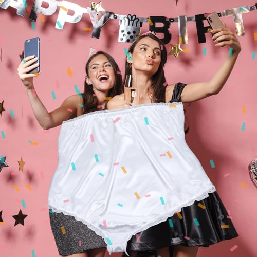 Geyoga Granny Panties Big Funny Gag Gift Plus Size Mama Undies Prank Grandma Underwear for Women Wedding Bride Bachelorette4