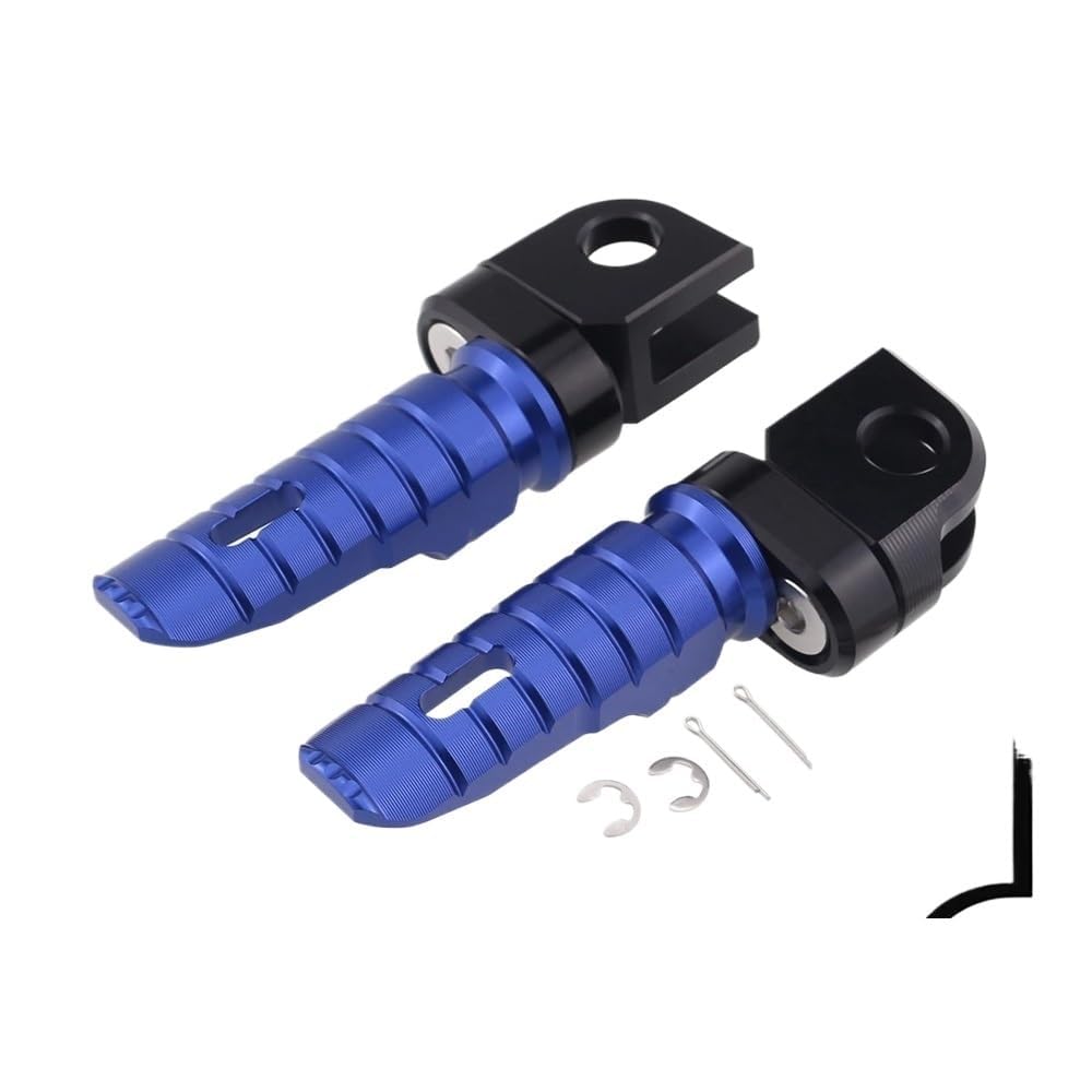 EOEIIQXZJXG Motorcycle Footrest Pegs, for SUZUKI GSX-S125/150 2017-2021 Rider Passenger Footrest CNC aluminum Non-slip Pegs Footstool,C-normal