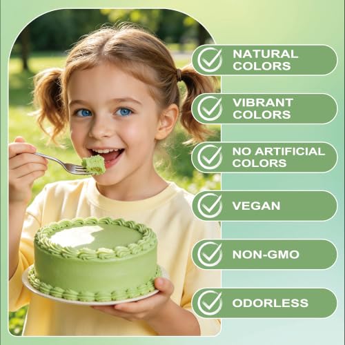 Image of Natural Food Coloring Gel, 12 Colors, 0.35 fl.oz Each Natural Food Dye | FD&C & Artificial Dye Free, Plant Based, For Baking, Frosting, Fondant, Cake Decorating