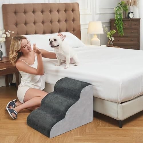 Bomova GGPT Dog Stairs To Bed, 3-Step Dog Steps thumb #6