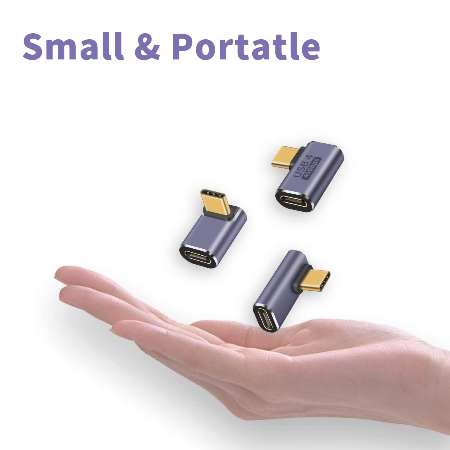 Amazon.co.jp: Duttek USB Type C 変換アダプタL字, 40Gbps USB C 変換 