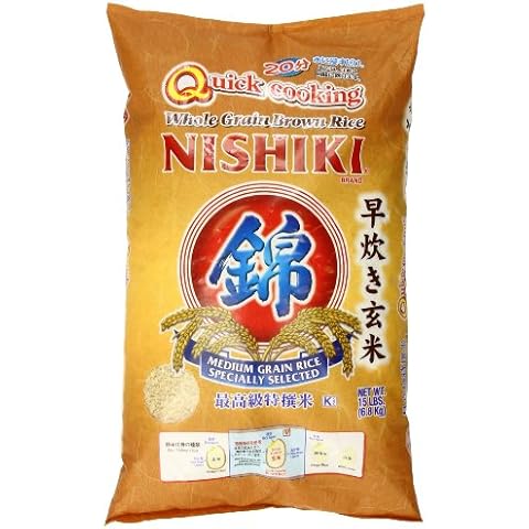 Nishiki Quick Cooking Brown Rice, 15-Pound Cover