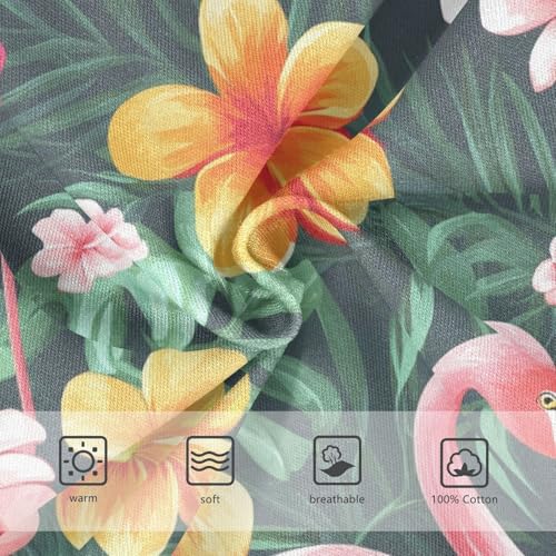 Wusikd Cute Pink Flamingos Boys' Underwear Cotton Exotic Flowers Boys Briefs Soft Toddler Underwear 2T3