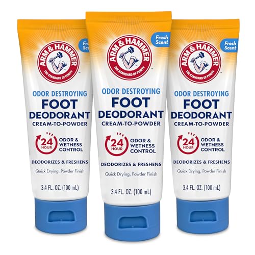 Arm & Hammer Cream to Powder Foot Deodorant 3 Pack