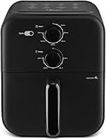 Fritadeira Sem Óleo Capacidade de 4L, Midea, 1400 W, Aquece Em 10-60 min 80℃ a 200 ℃, Air Fryer Com Fluxo de Ar de 360°, Fritadeira Eletrica, Design Compacto, Preto, 110V, MAF400P0APK