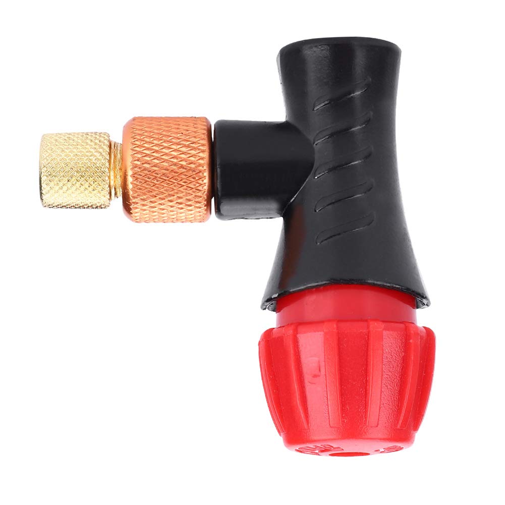 Gonfleur De Pneus Co2, Co2 Inflator, Mountain Road Adapter Pump Mini Portable Air Inflator Tire Dual Valve