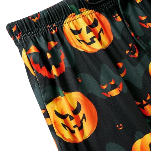 TUONROAD Mens Christmas Pyjama Jogger 3D Pattern Loose Lounge Sleepwear Leisure Pajama Pant4