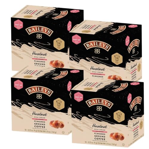 Bailey's Hazelnut Irish Cream Flavored Single Serve Coffee Cups (for