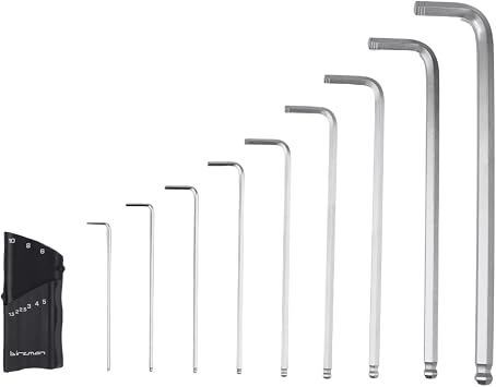 Birzman Hex Key Set (9pcs) | Durable Allen Key Set with 1.5-10mm Sizes | Precision Bike Maintenance Tool