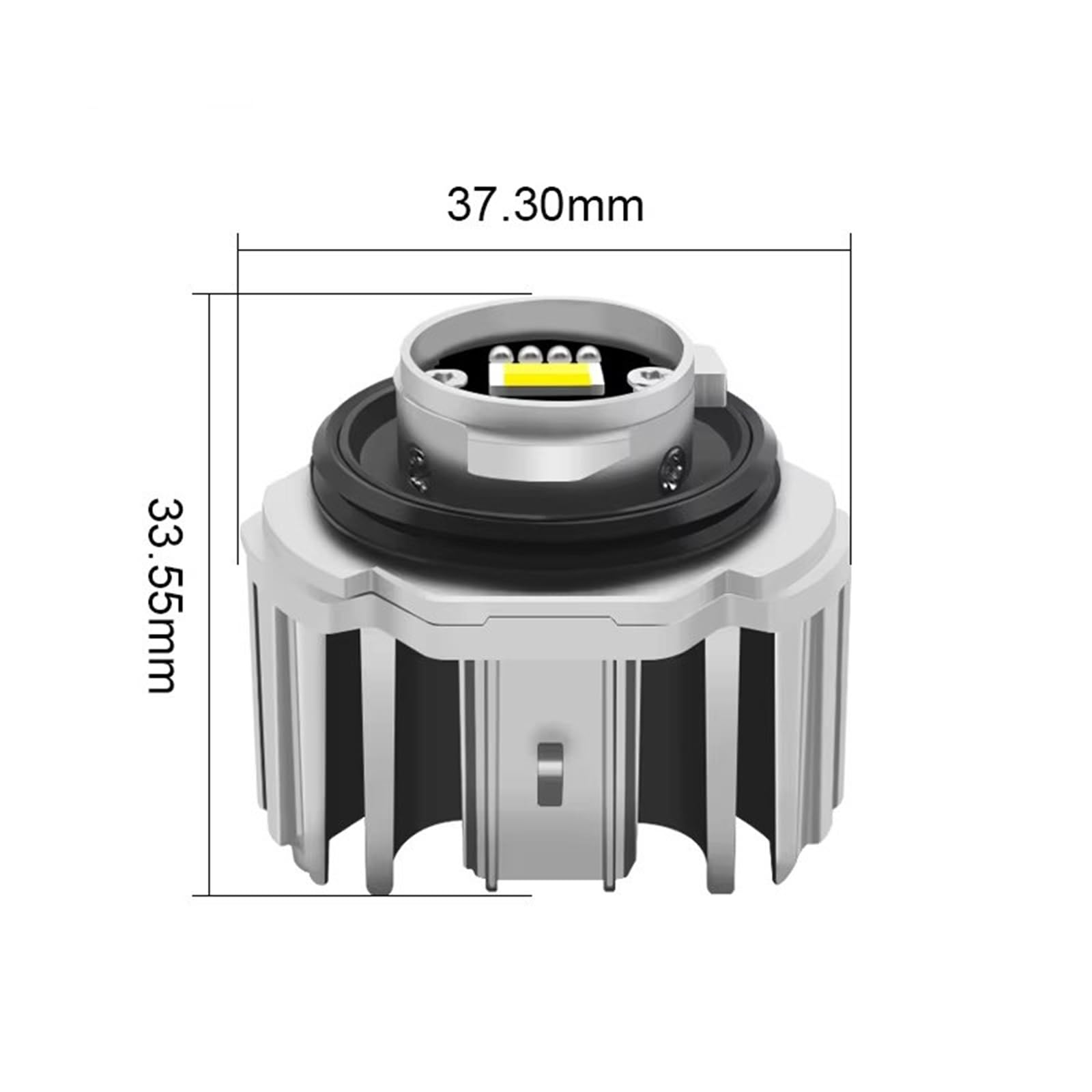 Fendinebbia Per Auto A LED L1B LW5B Lampada Di Retromarcia Bianca Gialla Lampadine Per Plug And Play Per Toyota Fanali Fendinebbia(White and Yellow)