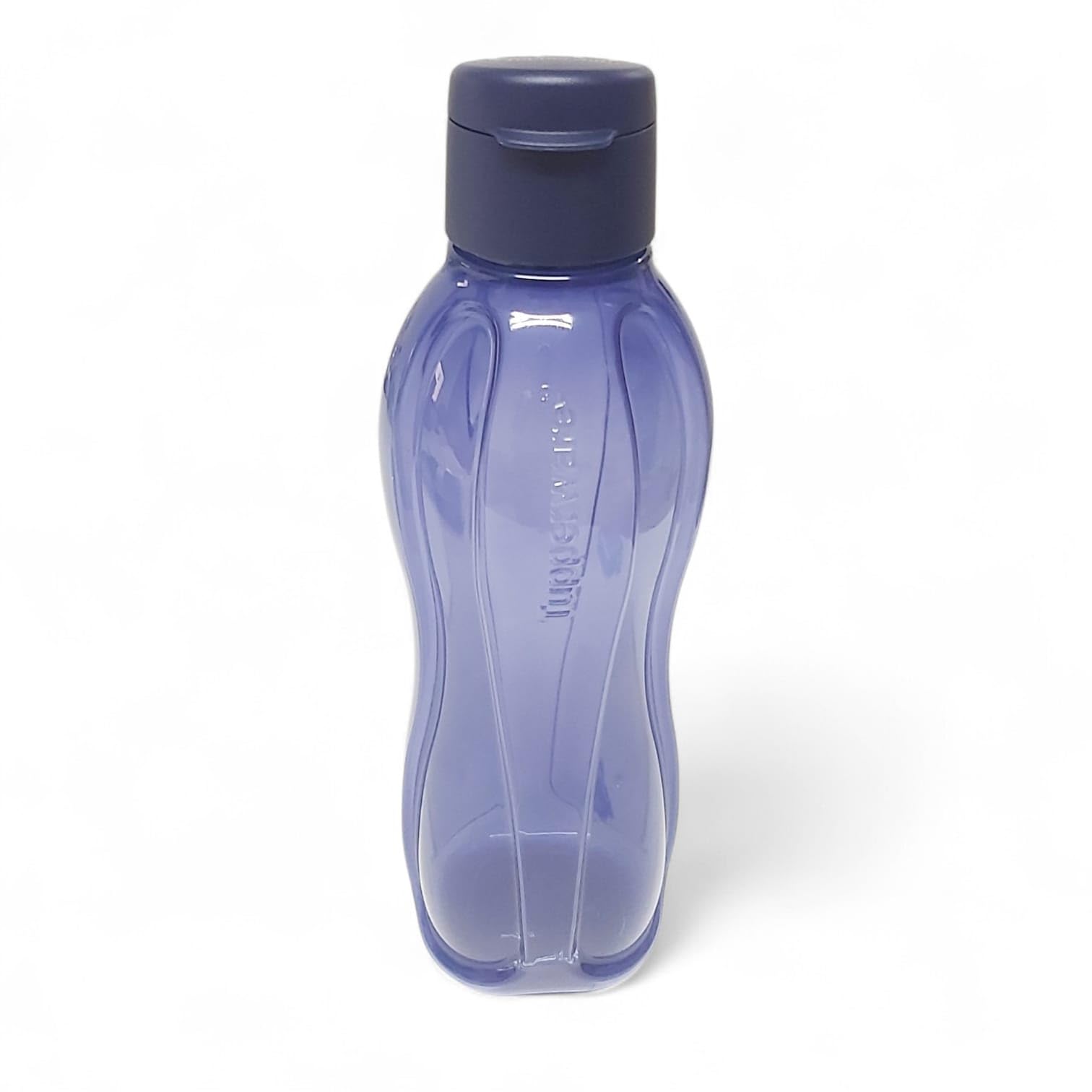 Tupperware To Go Eco 750 ml Eco Easy - Borraccia con chiusura a flip top, per bevande e in viaggio, adatta per asilo, sport, scuola, lavoro, sportivi, colore: blu scuro e blu