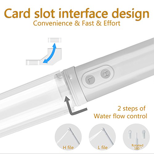 Po Dusche 140ml, IPX6 Wasserdichter Elektrischer Mobiles Reise Bidet Popodusche mit Düse 180-Grad-Anpassung, Perfekt für Babypflege, Wochenbett, Behinderung, Intimdusche und Spart Papier