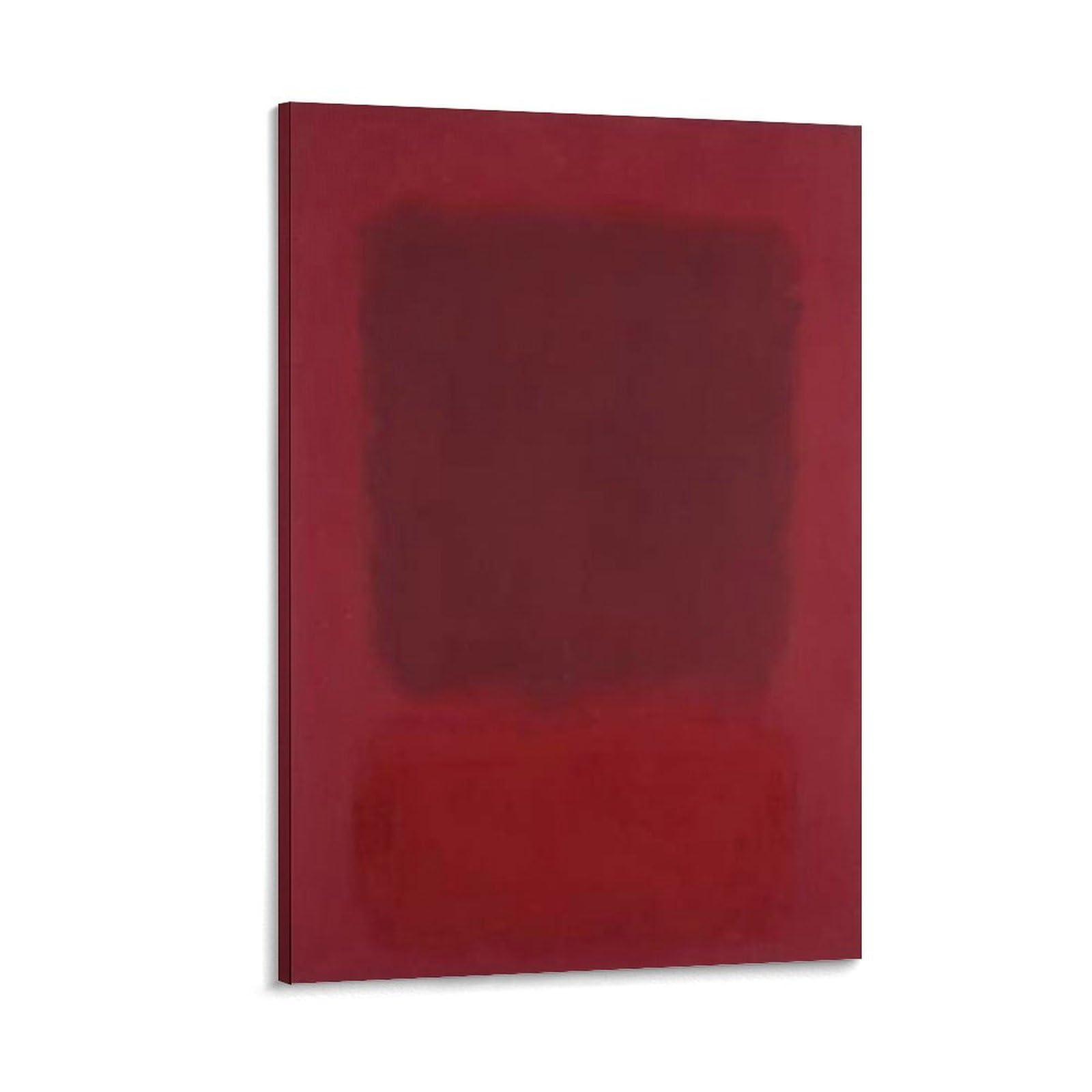 SXDMOUBK Mark Rothko Poster Red And Brown Abstract Art Poster; Canvas Print Wall Decorative Painting; Frame; 12x18inch(30x45cm)