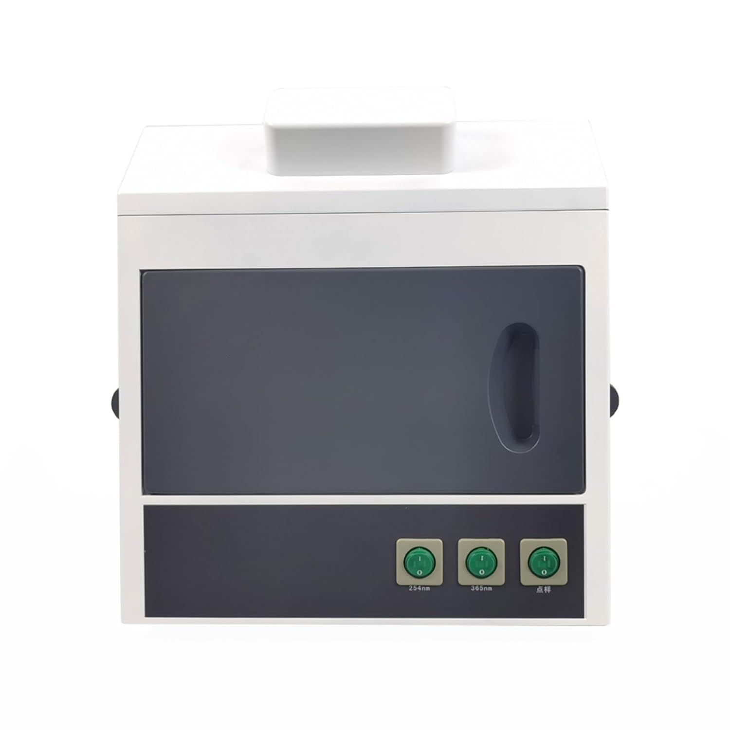 110V UV Ultraviolet Analyzer Three - use Dark Box Type Ultraviolet Analyzer 254nm and 365nm Wavelength Lab Ultraviolet Analysis Tester Fluorescence Detector