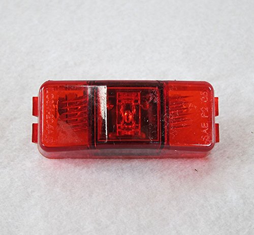 LED side marker/clearance trailer light Red, Red Lens #204-4400