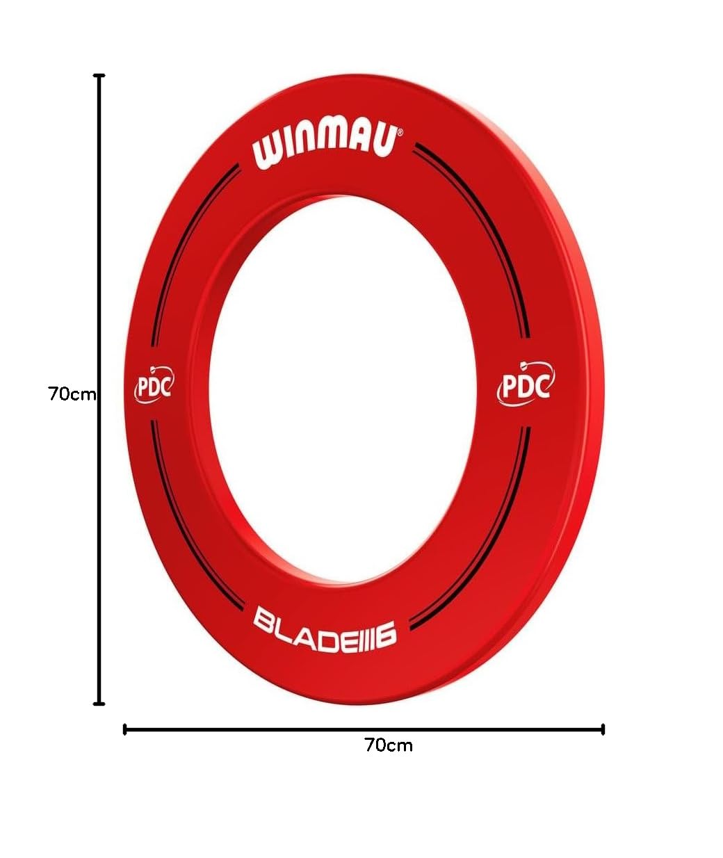 WINMAU PDC Protection Murale pour Cible de fléchettes – Panneau arrière Durable pour fléchettes – Accessoire de fléchettes Professionnel pour débutants et Joueurs Professionnels, Plusieurs Designs et