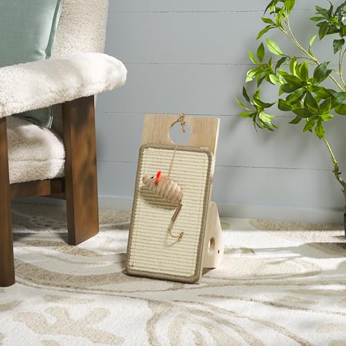 Rascador para gato SAFAVIEH con juguete de sisal miniatura 2